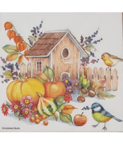 Servetten Autumn Birdhouse